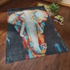Abstract Elephant Rug