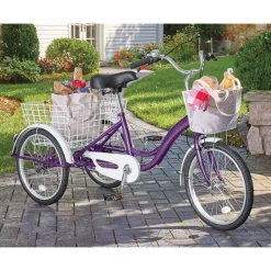 Adult Tricycle with Two Baskets