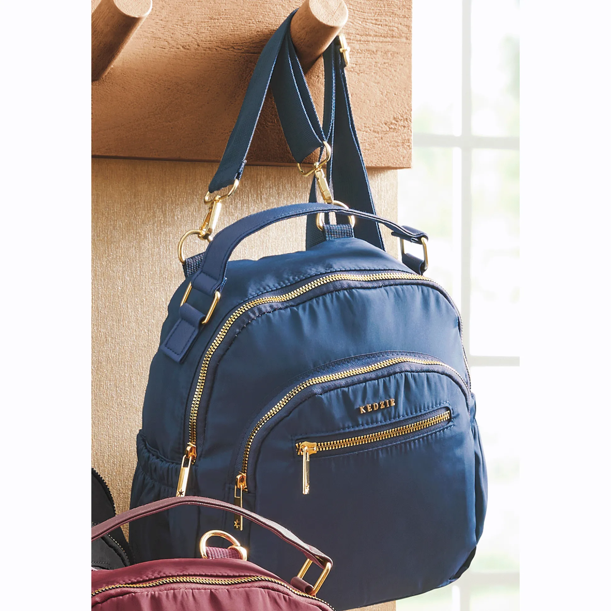 Aire Convertible Backpack with Removable Crossbody Strap