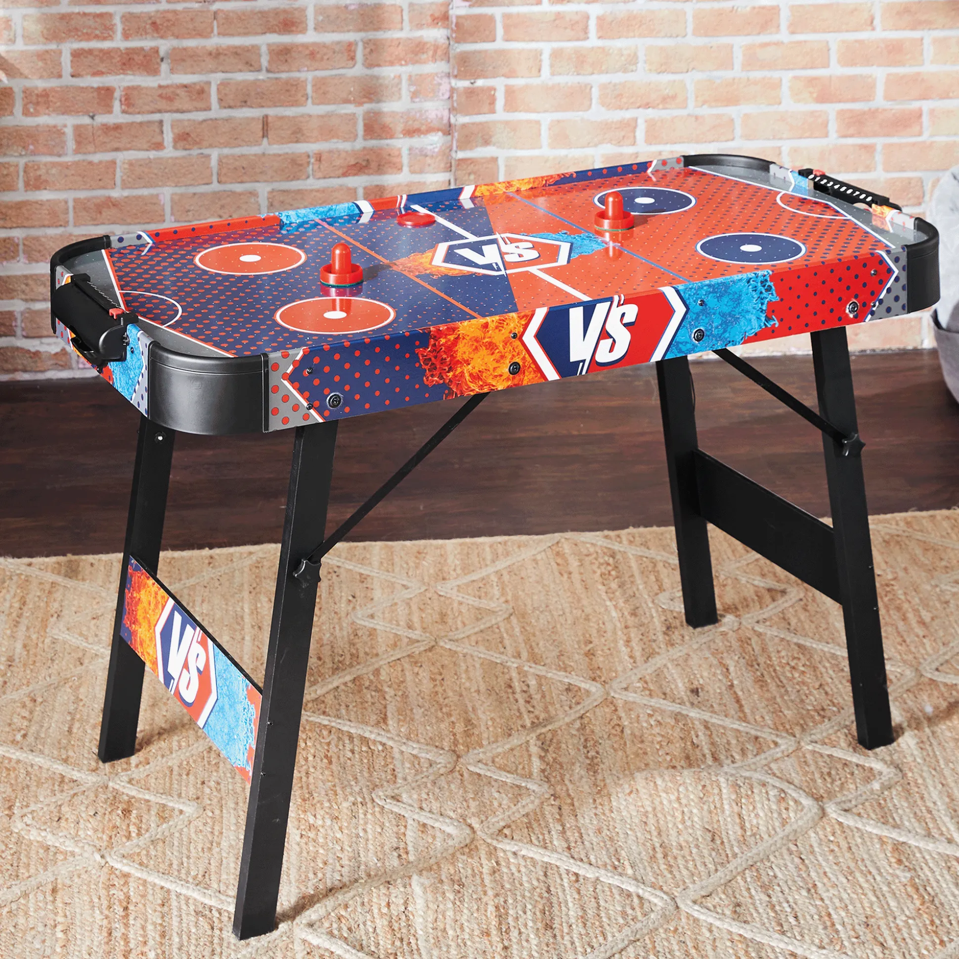 Air Hockey Table with Folding Legs