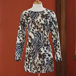 Alex Animal Print Tunic