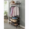 Allestire Garment Rack with Shelves