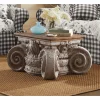 Amanda Carved Coffee Table