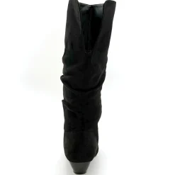 Amanda D'Laurie Tall Scrunch Boot: Rich Suede Look with 1