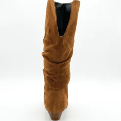 Amanda D'Laurie Tall Scrunch Boot: Rich Suede Look with 1