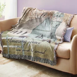 Amazing Grace Tapestry Throw