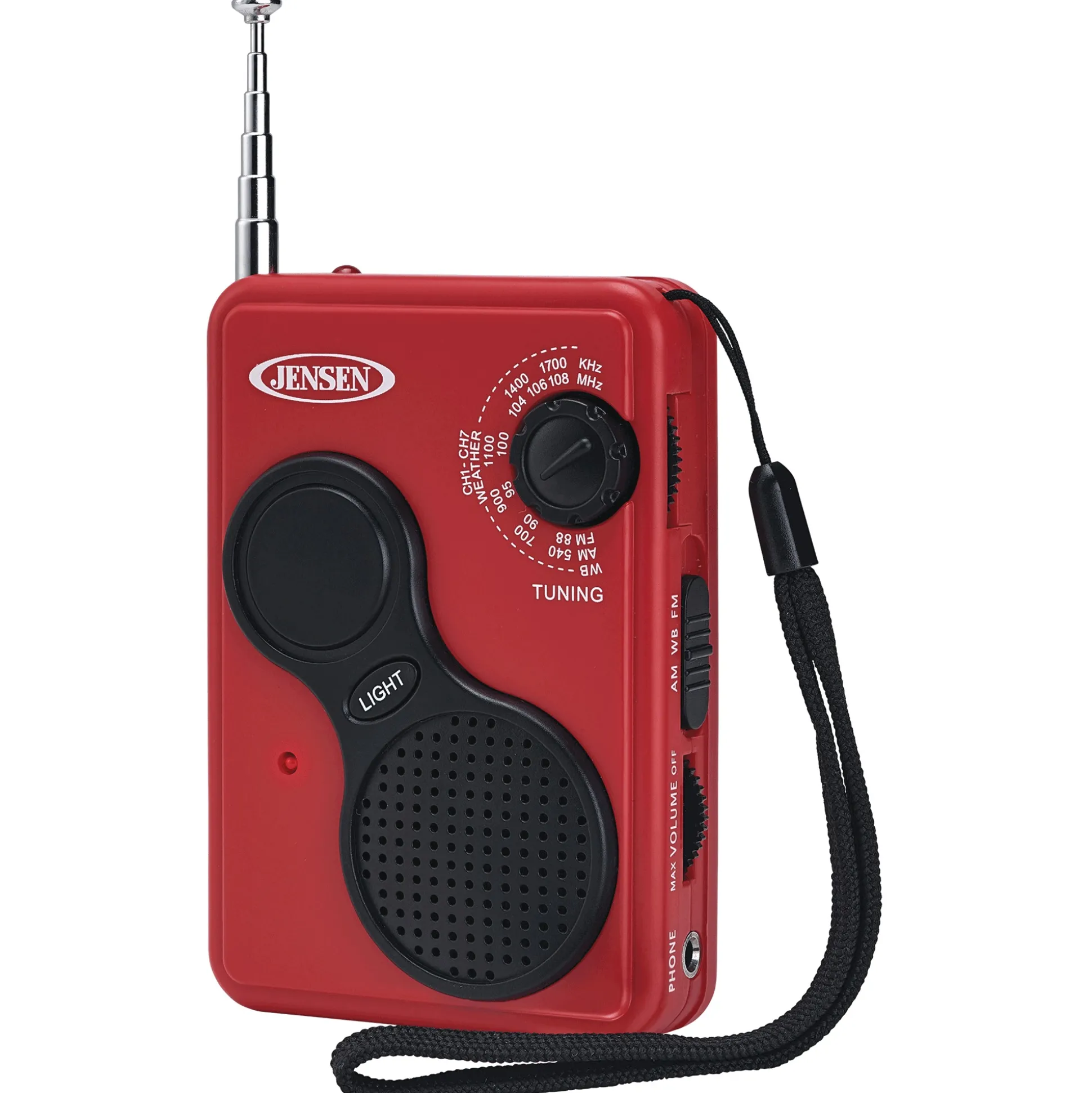 AM/FM Weather Band Radio with Flashlight