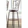 Amira Scroll Swivel Bar Stool