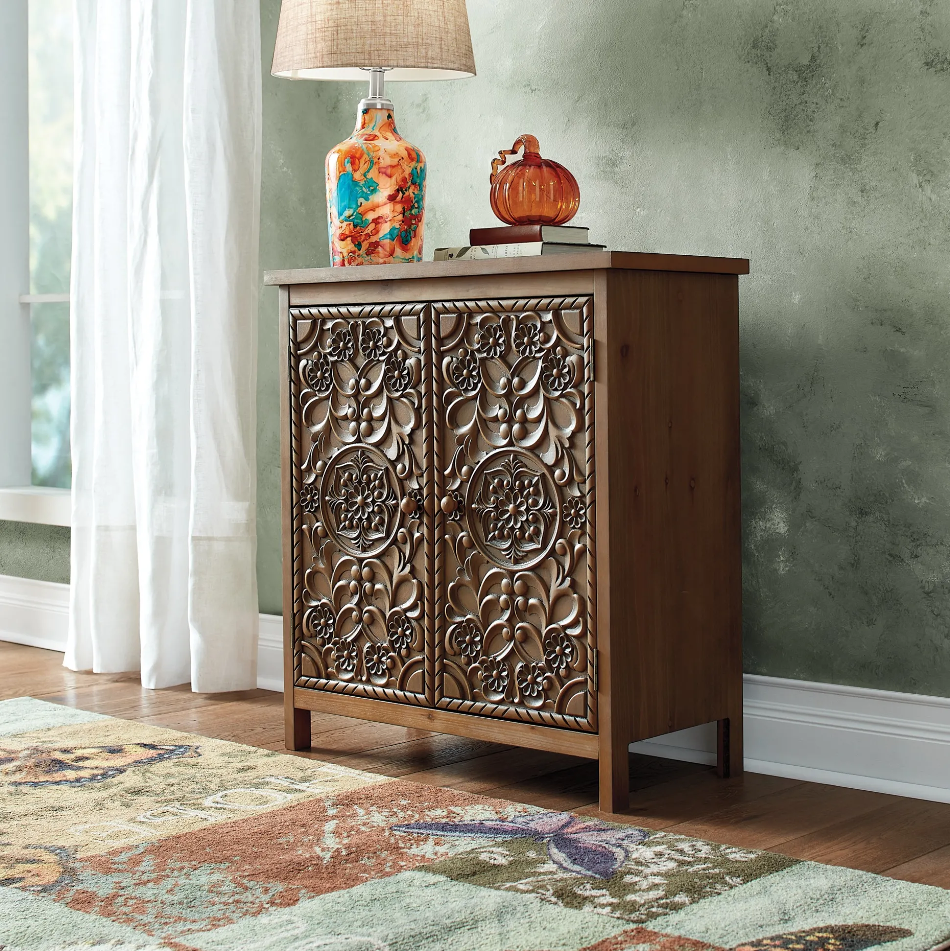 Andelisa Carved Cabinet