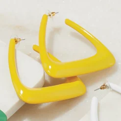 Angle Color Hoops