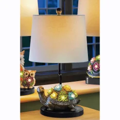 Animal-Themed Succulent Lamp