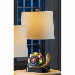 Animal-Themed Succulent Lamp