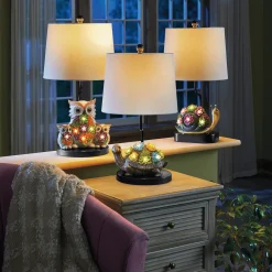Animal-Themed Succulent Lamp