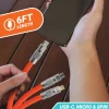 ArmorAll 3-in-1 Multi-Tip 6' USB Cable