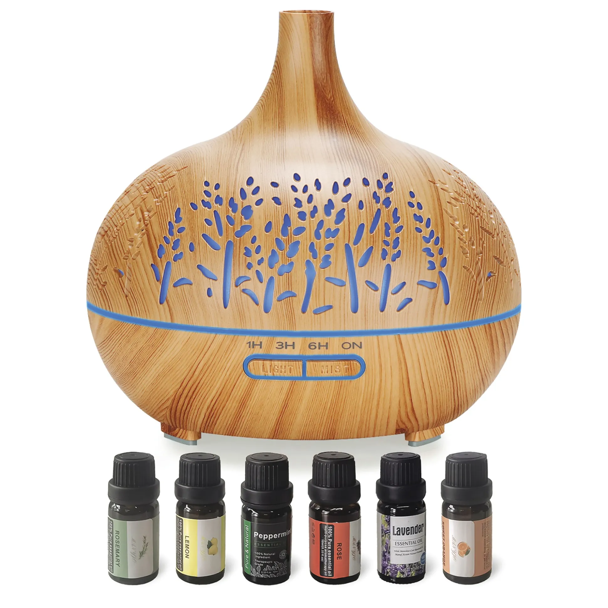 Aromatherapy Diffuser with 6 Pack of Oils
