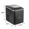 Avanti Compact Countertop 26-lb. Capacity Ice Maker with Self-Cleaning Mode