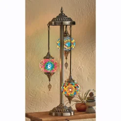 Bagheera Trio Globe Mosaic Lamp