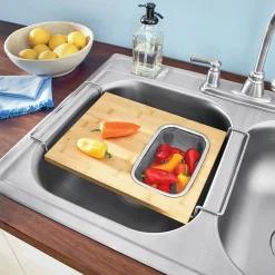 Bamboo Kitchen Sink Workstation