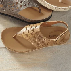 BareTraps Winika Thong Sandal with Cutouts