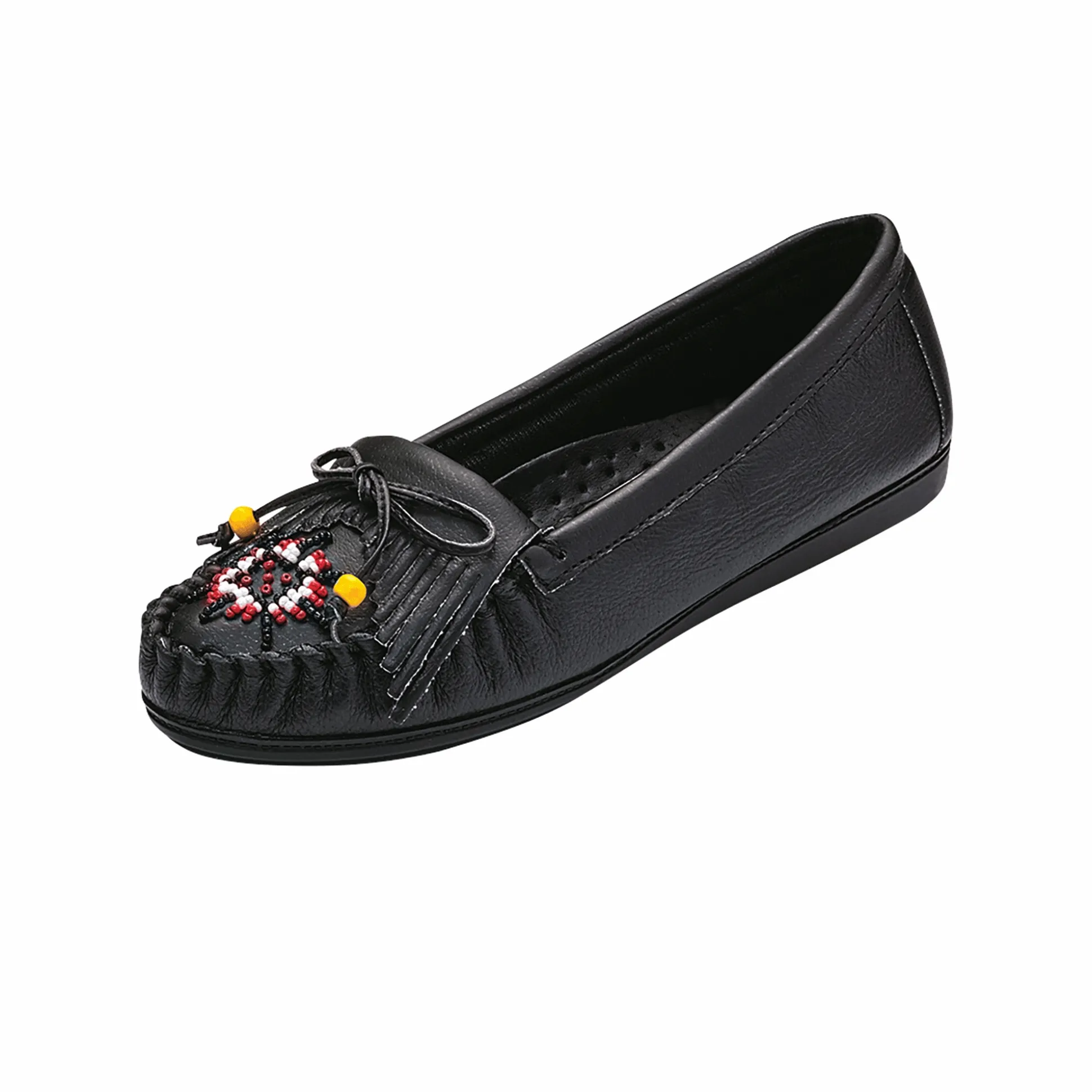 Beaded Women's Moccasin with Arch Support