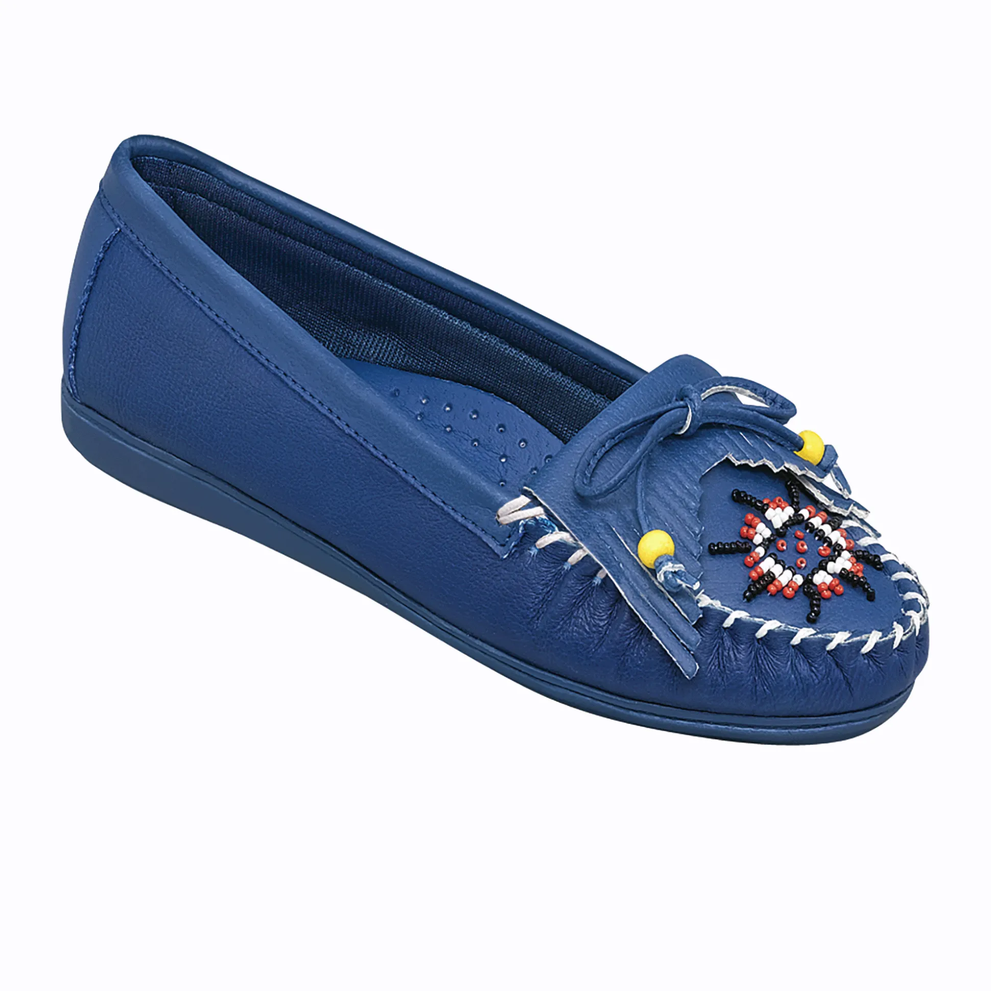 Beaded Women's Moccasin with Arch Support