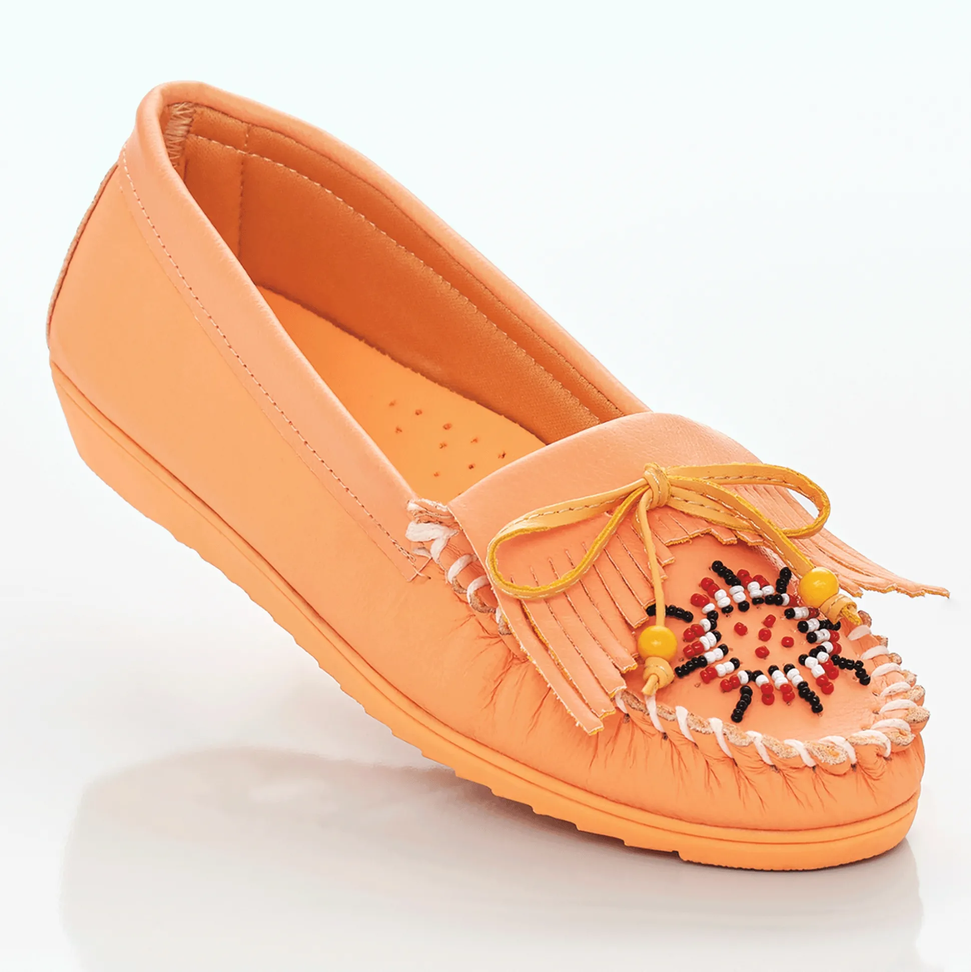 Beaded Women's Moccasin with Arch Support