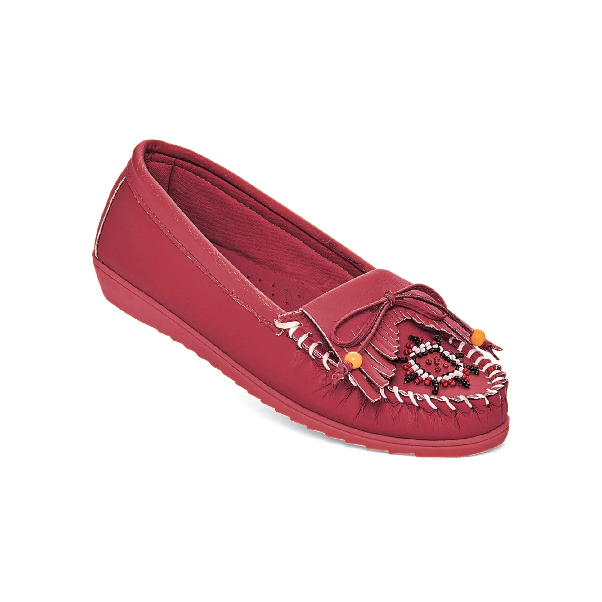 Beaded Women's Moccasin with Arch Support