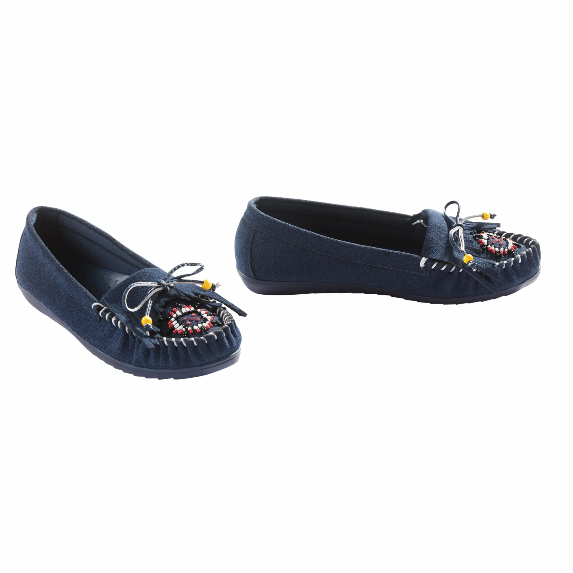 Beaded Women's Moccasin with Arch Support