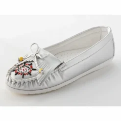 Beaded Women's Moccasin with Arch Support