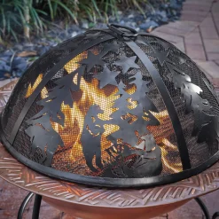Bears in the Woods Laser-Cut Firepit