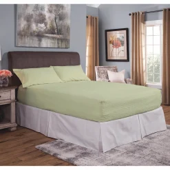 BedTite Solid Flannel Sheet Set