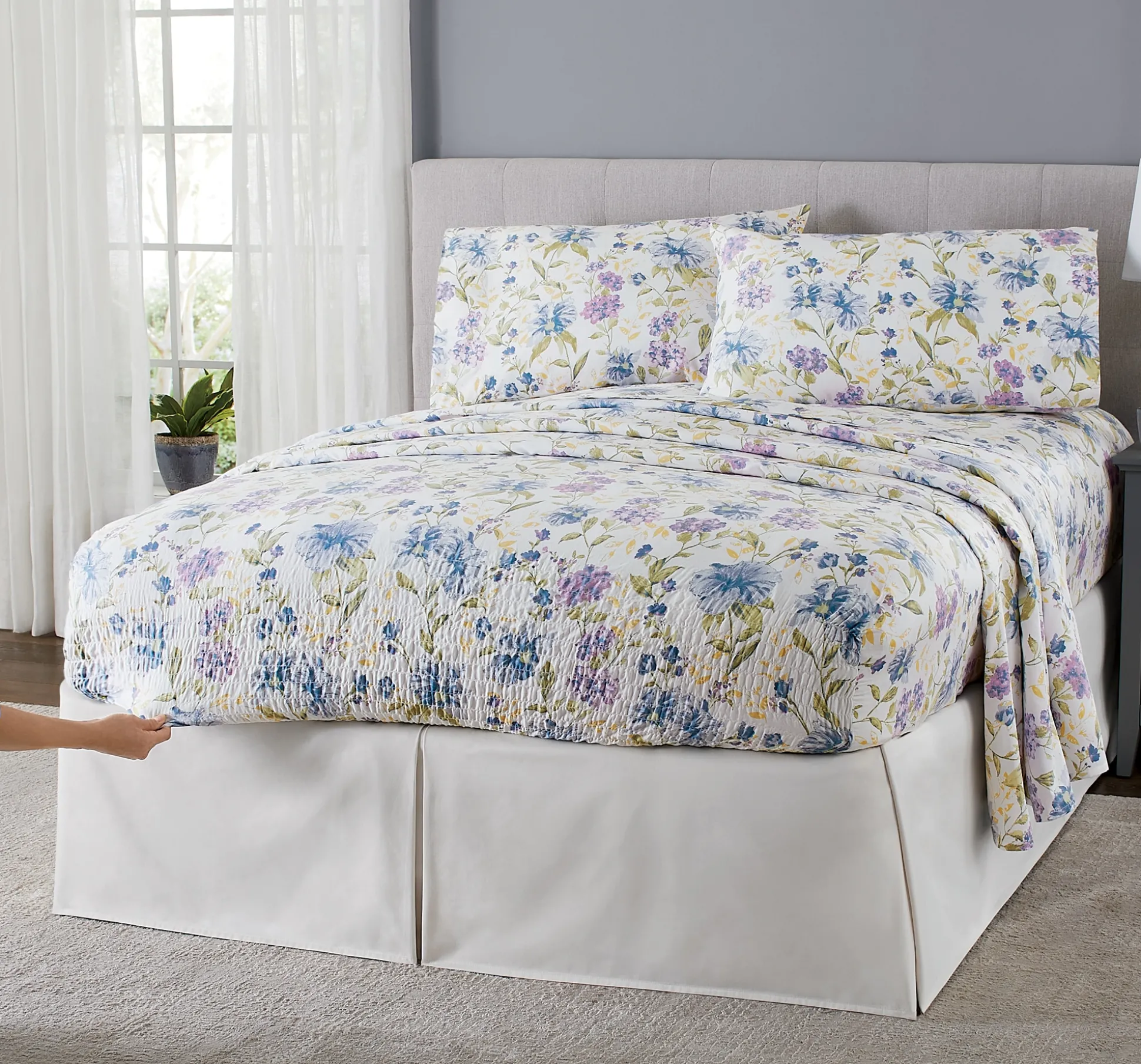 Bed Tite 300-Thread Count Printed Sheet Set