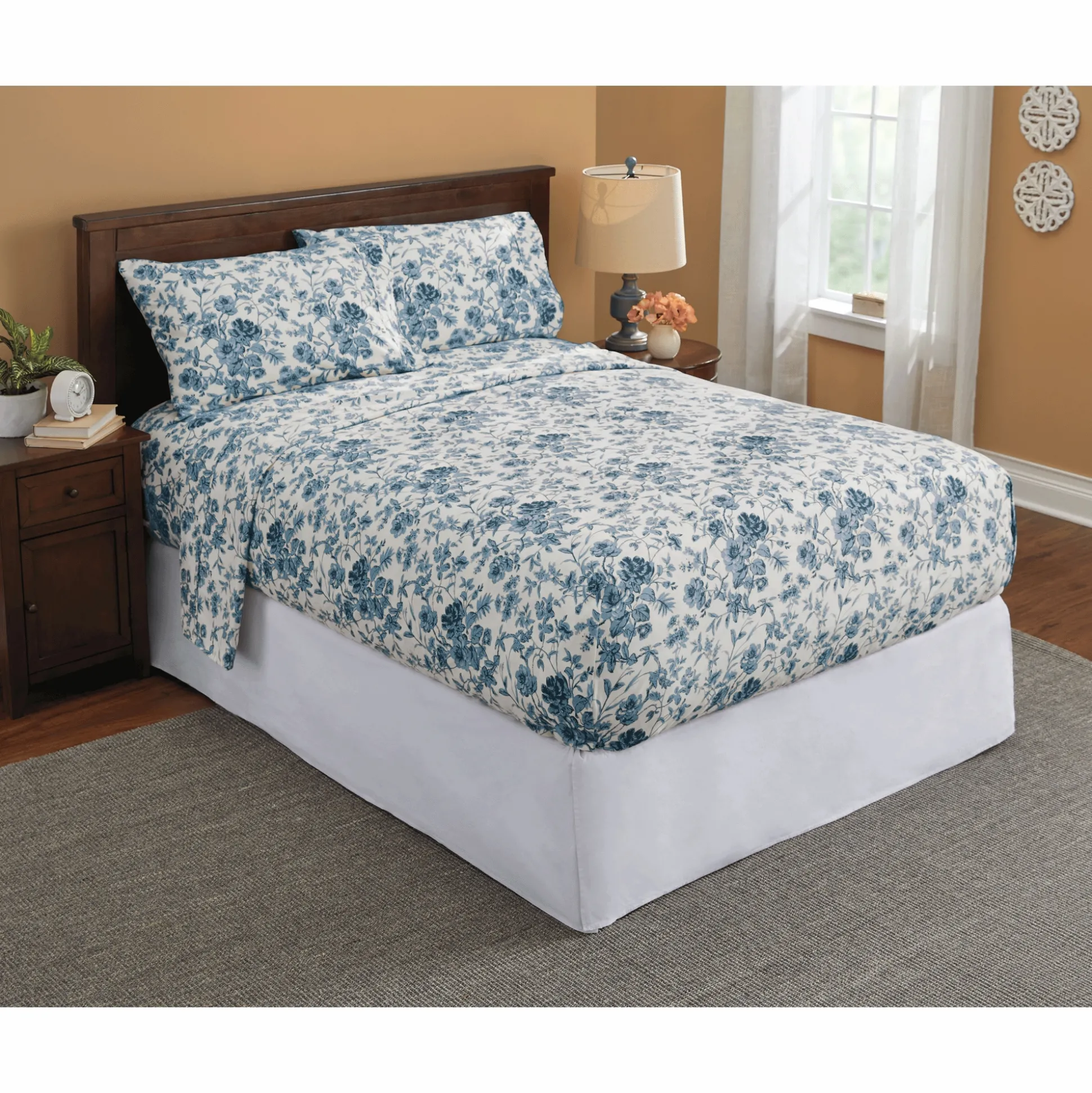 Bedtite Toile Microfiber Sheet Set