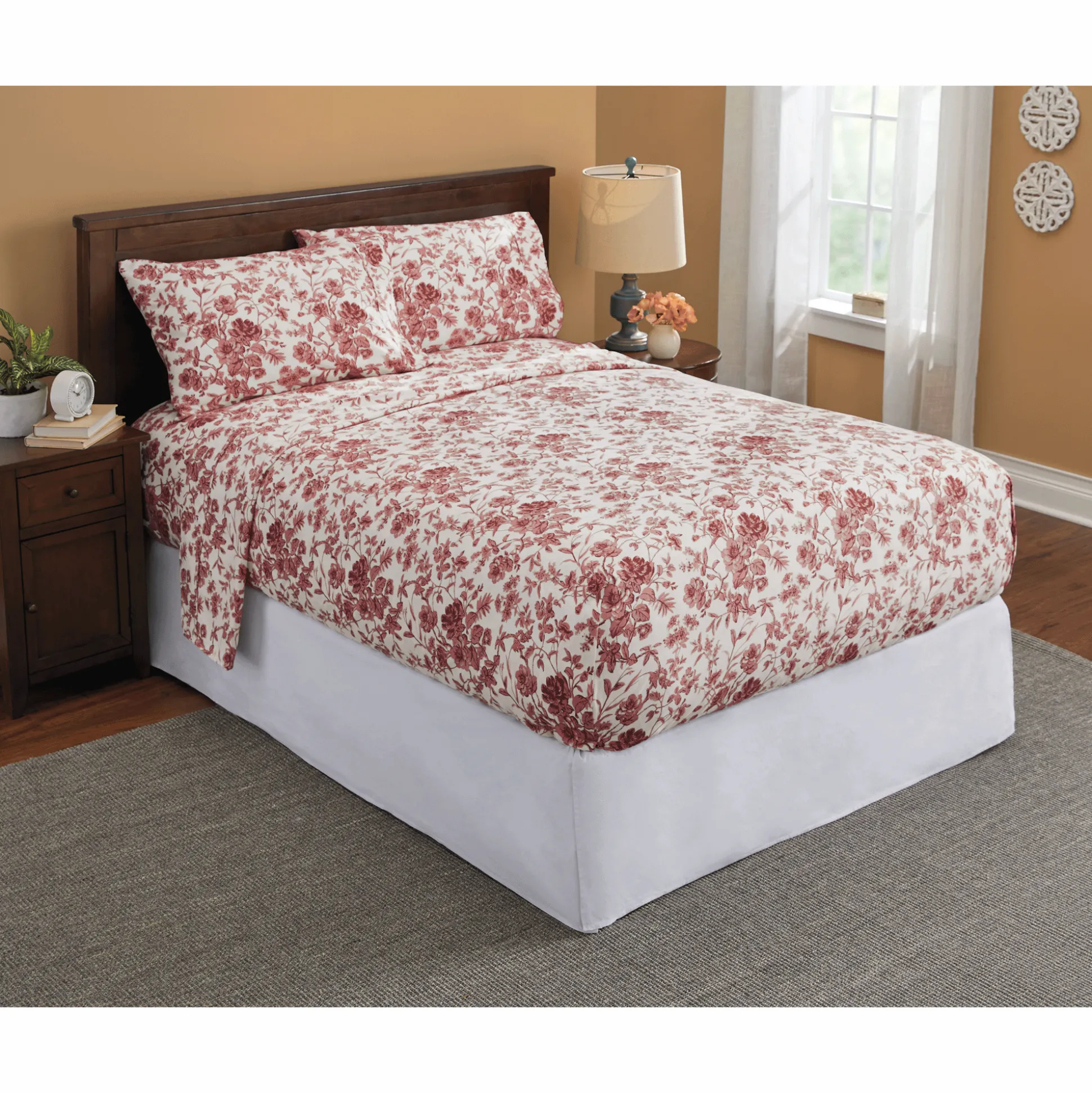 Bedtite Toile Microfiber Sheet Set