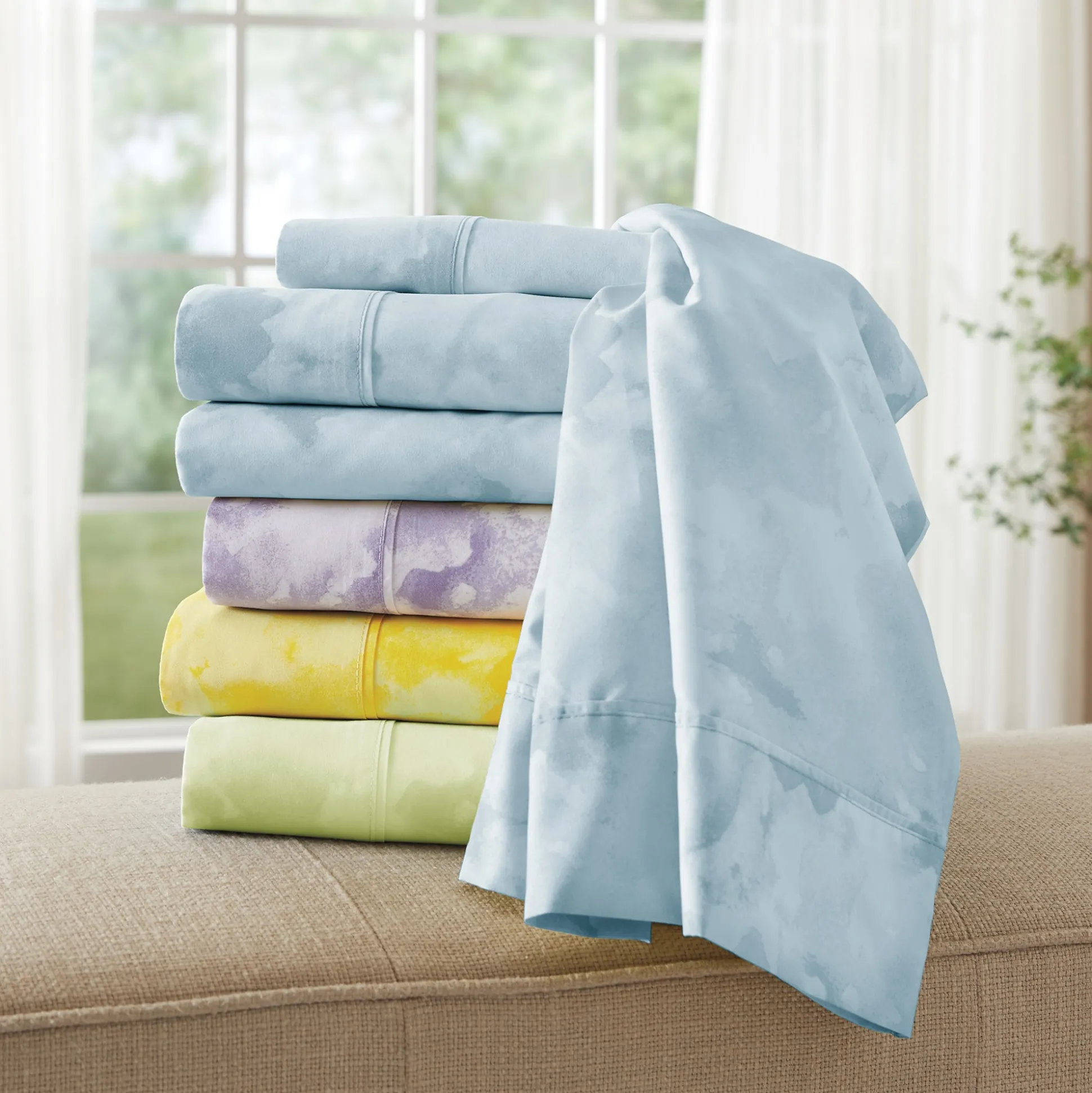 Bed Tite Watercolor Microfiber Sheet Set