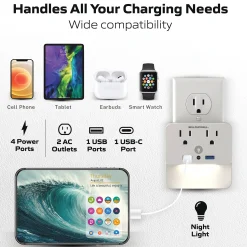 Bell+Howell Light Surge Protector