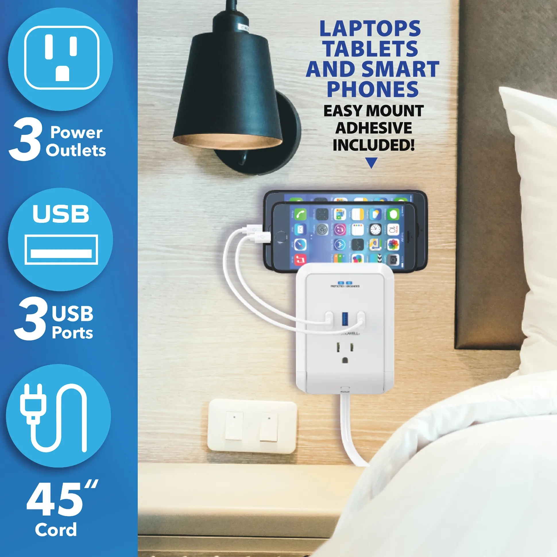 Bell+Howell Power Pro Outlet with Surge Protection