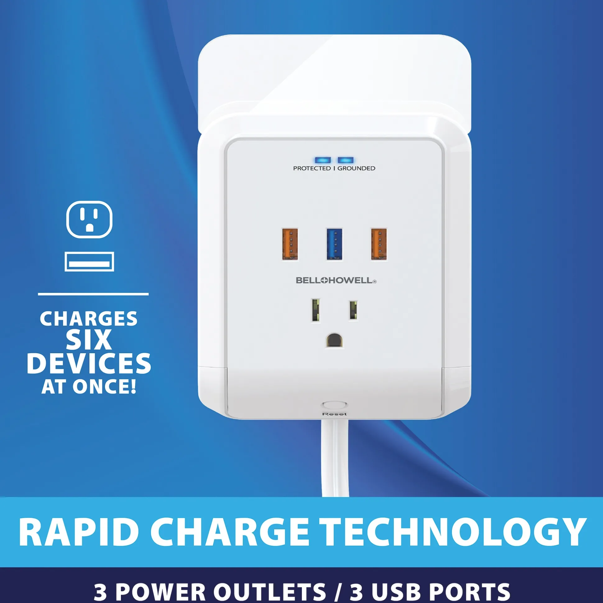 Bell+Howell Power Pro Outlet with Surge Protection