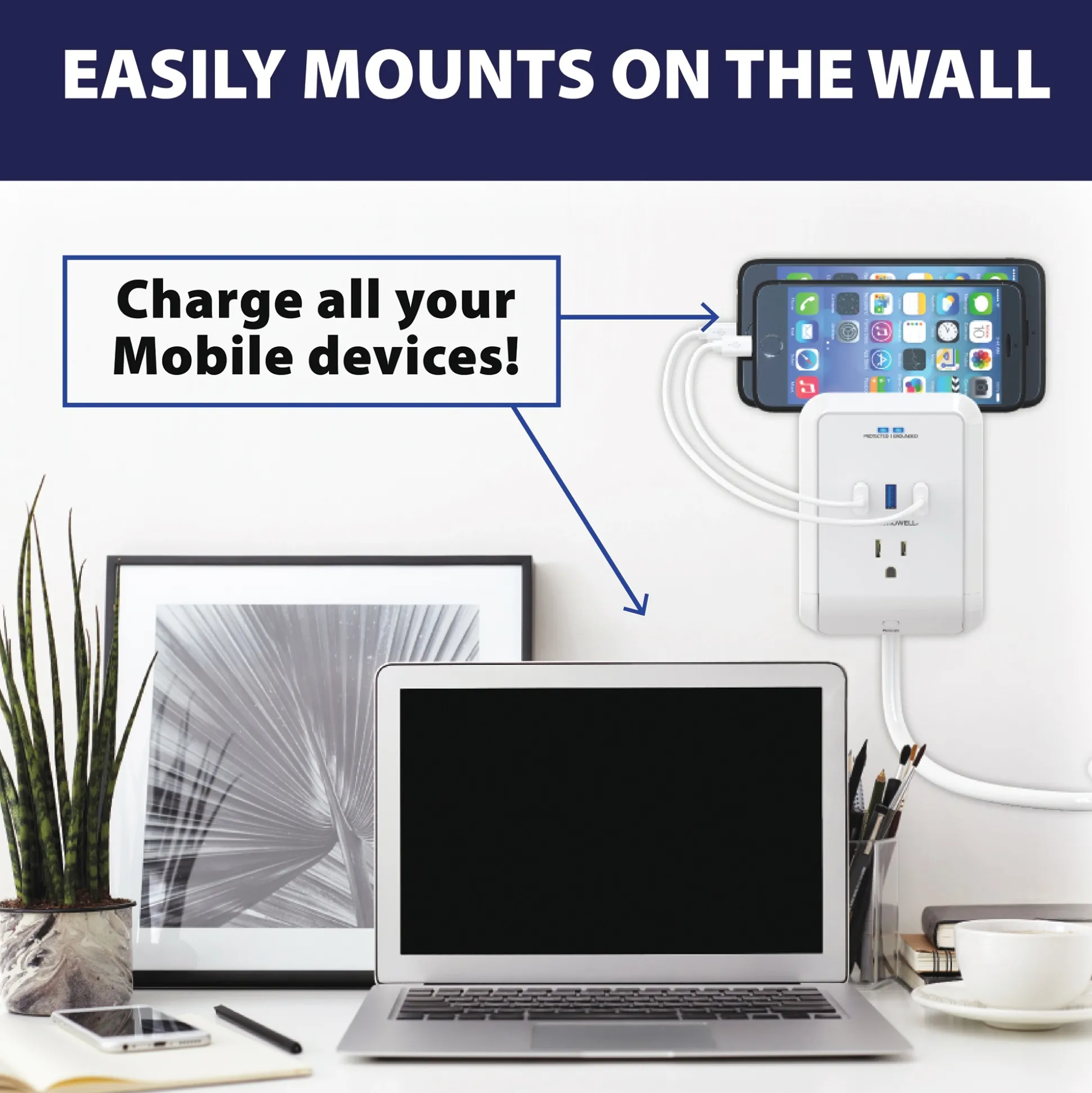 Bell+Howell Power Pro Outlet with Surge Protection