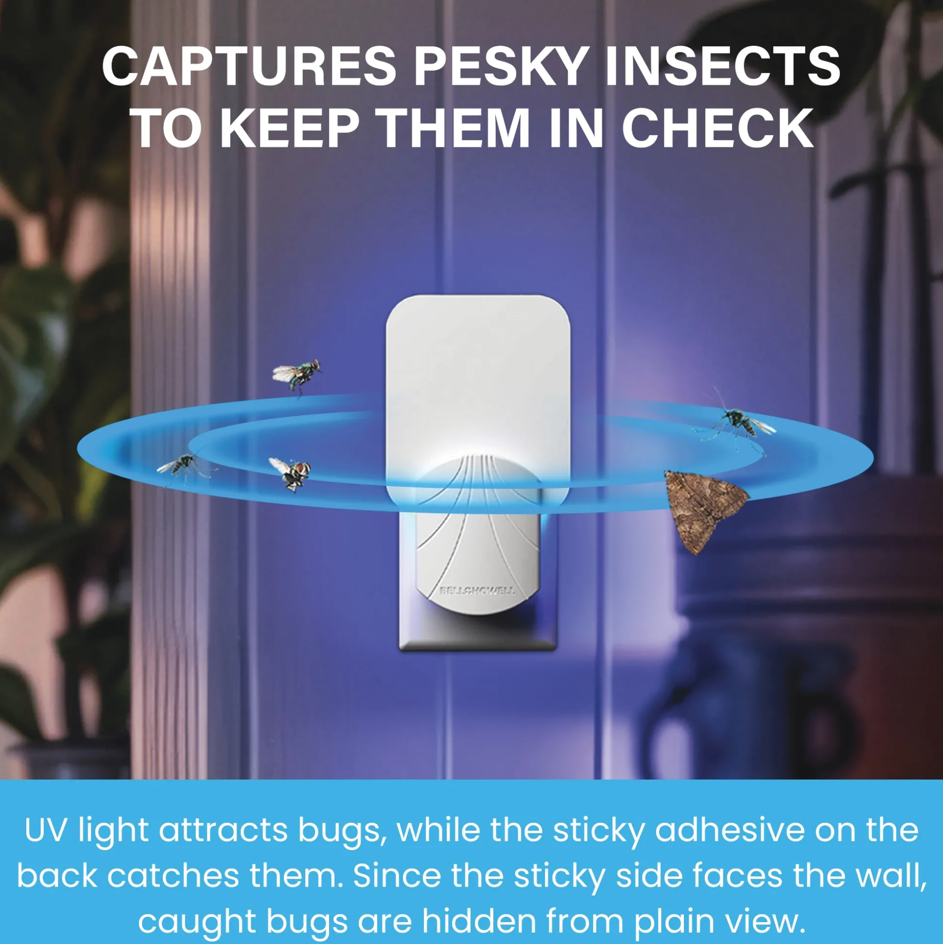 Bell+Howell Rogue Plug-In Insect UV Light Trap