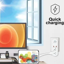 Bell+Howell 180° Swivel Power with Surge Protection