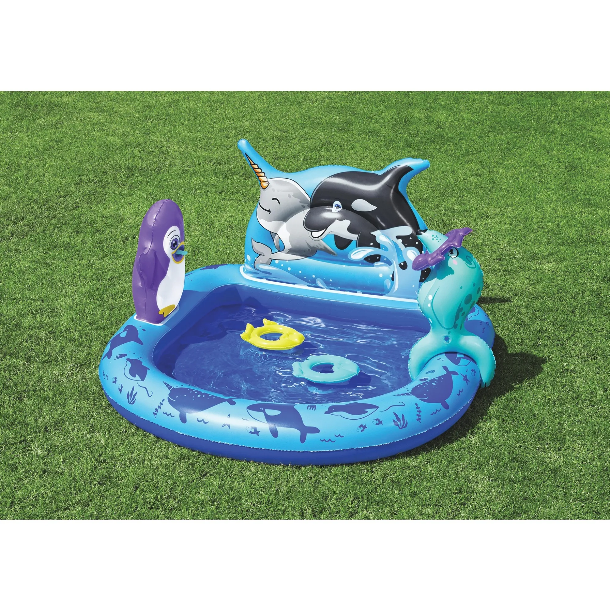 Bestway H2OGO! Polar Pals Kids Inflatable Water Play Center