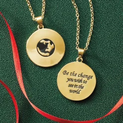 Be the Change World Pendant