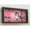 Betty Boop Framed Wall Clock
