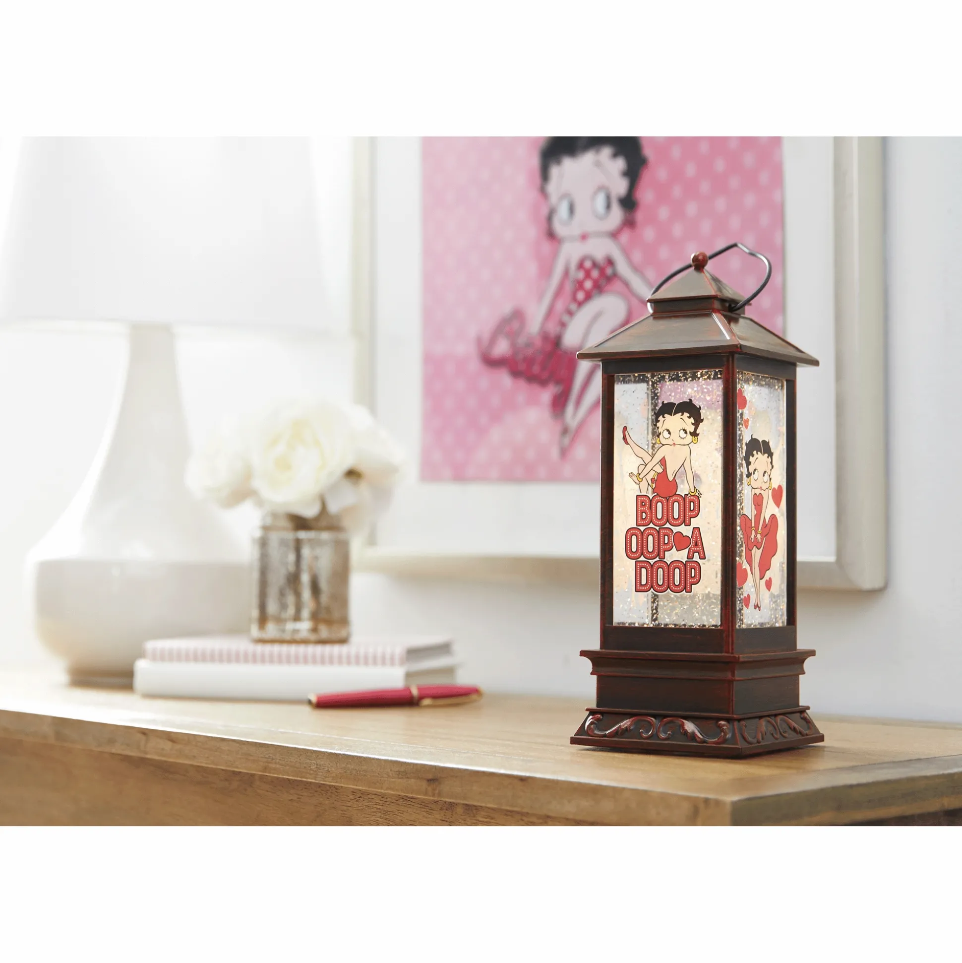Betty Boop Glitter Lantern
