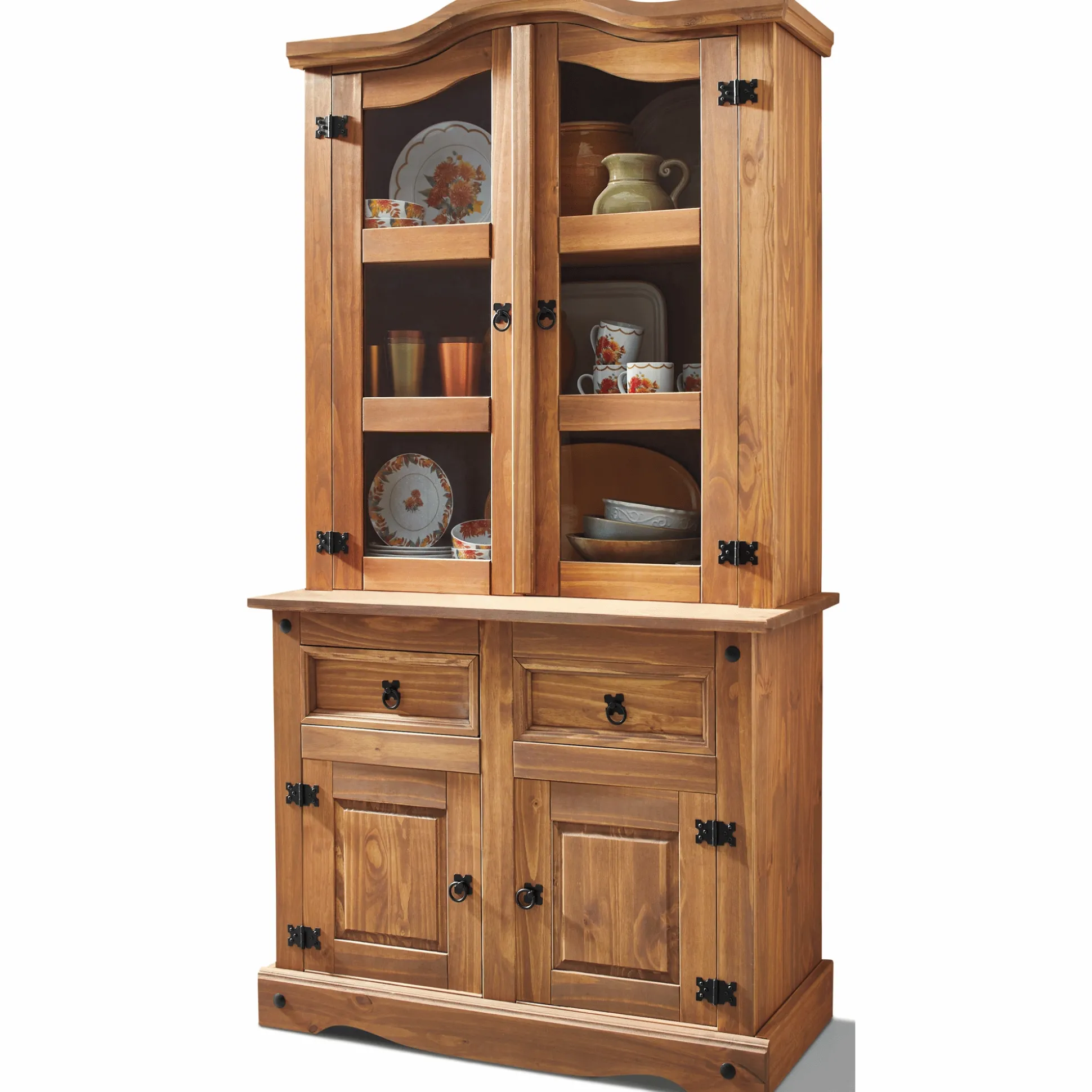 Bibury Pine Sideboard and Hutch