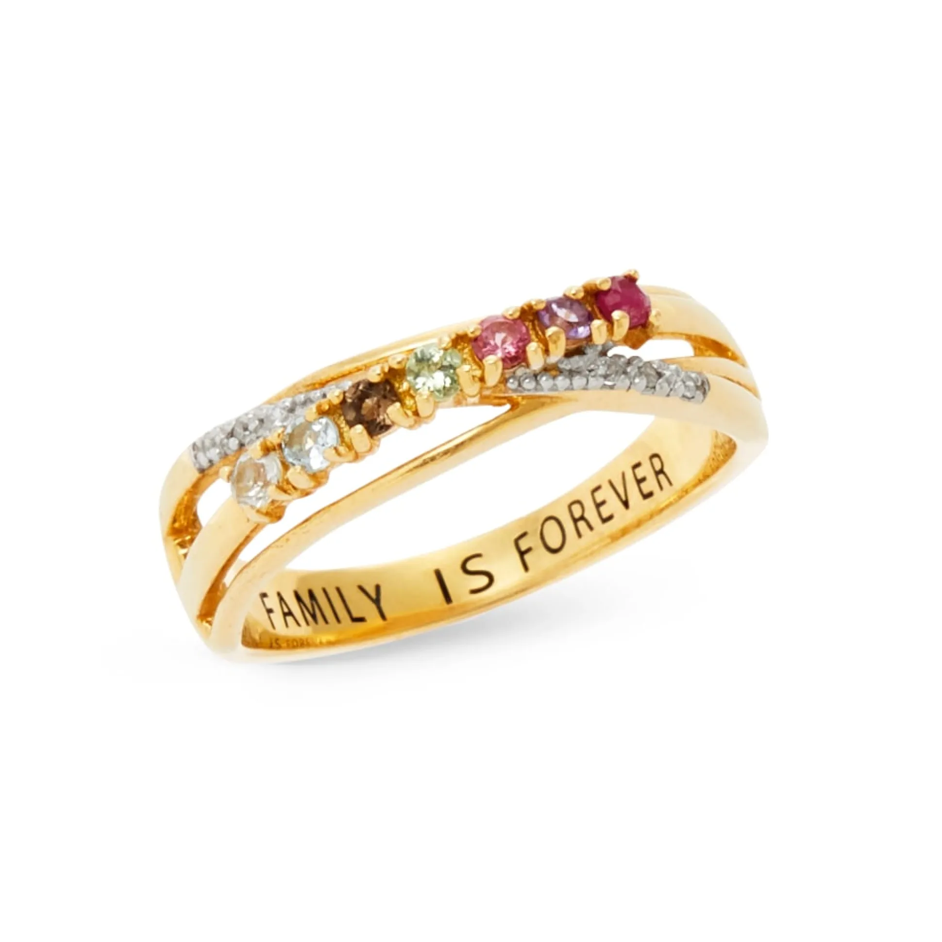 Birthstone/Family Crossover Ring