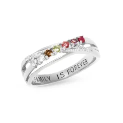 Birthstone/Family Crossover Ring