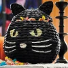 Black Cat Figural Basket