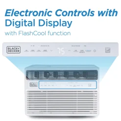 BLACK+DECKER 8000 BTU Window Air Conditioner with Inverter Technology